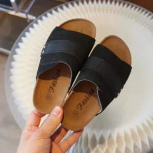 Children Slippers Summer Boys Girls Casual Flip-flops Flat Bottom Non-slip Beach Slippers Kids Outdoor Fashion Sandals Тапочки - Image 6