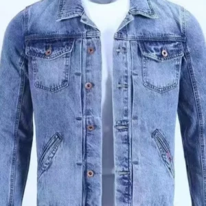 Spring and Autumn Retro Cowboy Jacket, Men's Trendy Brand Handsome Work Jacket, Korean Version, Slim Fit, Casual Outerwear - Image 3