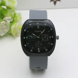 UTHAI CQ200 New Large Dial Imitation Needle Watch For Men Casual Fashionable Waterproof Silicone Strap Quartz Women's Watch - Image 7