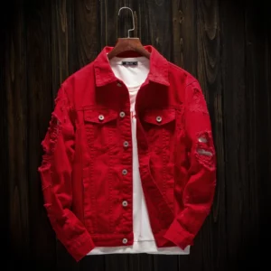 Jackets Men Coats Turn Down Collar Full Sleeve Casual Denim Coat Single Breasted Splice Pocket Regular Jacket Spring Summer - Image 1