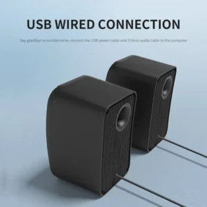 Home wired subwoofer desktop game sound USB powered 3.5mm audio interface 3D surround cinema level computer multimedia speakers - Image 4