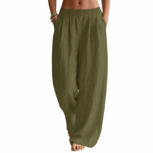 Solid Color Casual Pants European And American Women'S Clothing Ladies Trousers Solid Color Simple Clean Fashionable Commuting - Image 4