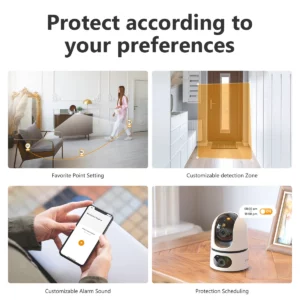 IMOU 360° PTZ Dual Lens IP Camera Human Pet Detection Security Camera Baby Monitor AI Color Night Vision Surveillance wifi Cam - Image 4