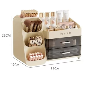 Makeup Organizer With Drawers Large Cosmetic Skincare Jewelry Perfume Storage Box For Home Countertop Vanity Bathroom Bedroom - Image 6
