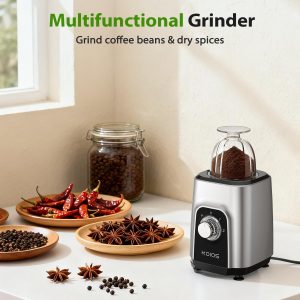 KOIOS Blender/Food Processor Combo Max 1000W, 4 in 1 34oz Pitcher, 22oz Blending Cup, Meat Grinder & Vegetable Chopper, Spice Grinder,BPA Free -All-in-One Kitchen System, Dishwasher Safe - Image 6
