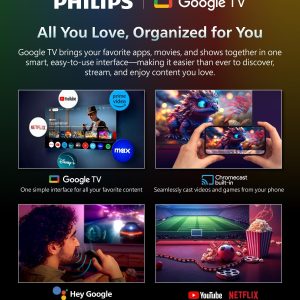 PHILIPS 55 INCH GOOGLE TV (2025-26 NEW MODEL) 4K UHD |GOOGLE ASSISTANT | GOOGLE CAST | HDR| HLG | MEMC | DOLBY AUDIO | GOOGLE UNIVERSAL CONTENT | 55PUT7390 - Image 8
