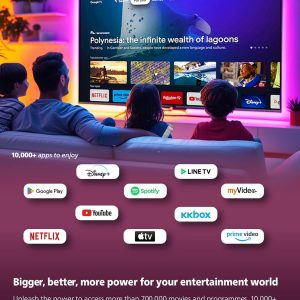 PHILIPS 55 INCH GOOGLE TV (2025-26 NEW MODEL) 4K UHD |GOOGLE ASSISTANT | GOOGLE CAST | HDR| HLG | MEMC | DOLBY AUDIO | GOOGLE UNIVERSAL CONTENT | 55PUT7390 - Image 7