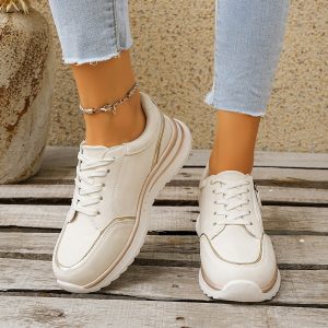 Large Size Side Zipper Breathable Sneakers 2026 Autumn New Muffin Comfortable Casual Running Shoes 43 - Image 4
