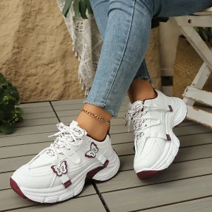 Spring /Autumn Elegant Lightweight Thick Soled Sports and Leisure Shoes Fashionable Best Selling New Comfortable Women's Shoes - Image 3