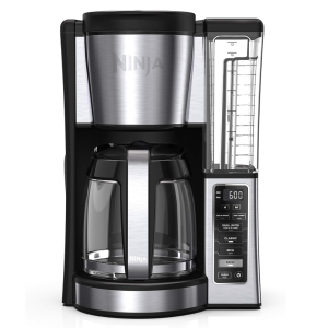 Ninja Fresh Brew Coffee Maker, 12 Cup Glass Carafe, Stainless Steel, CE251 Programmable, Classic & Rich brew, 70-oz. Removable Water Reservoir, Small Batch, 24-hr Delay Brew, Adjustable Warming Plate - Image 1
